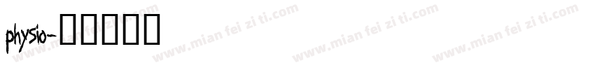 PHYSIO字体转换