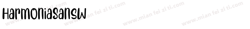 HarmoniaSansW15字体转换