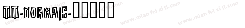 TT-normals字体转换