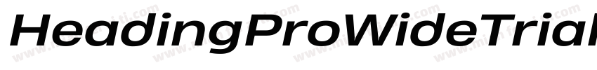 HeadingProWideTrial字体转换