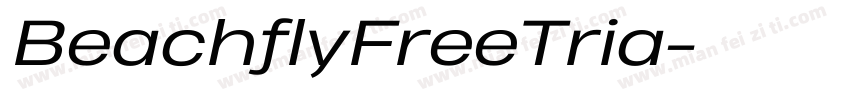 BeachflyFreeTria字体转换