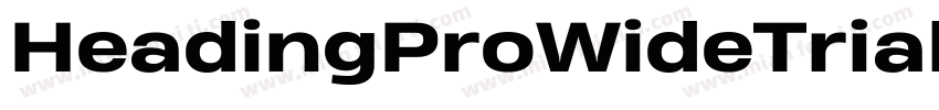 HeadingProWideTrial字体转换