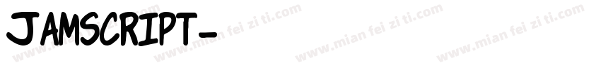 Jamscript字体转换