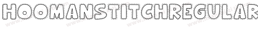HoomanStitchRegular字体转换