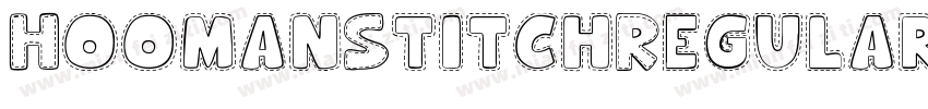 HoomanStitchRegular字体转换