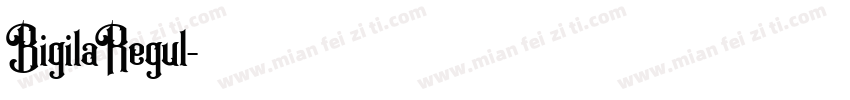 BigilaRegul字体转换