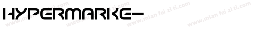 hypermarke字体转换