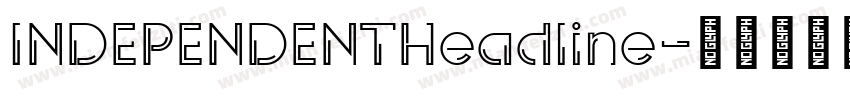INDEPENDENTHeadline字体转换