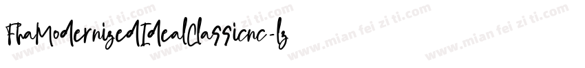FhaModernizedIdealClassicnc-lzVX字体转换
