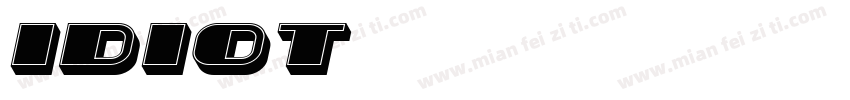 Idiot白睛字体转换