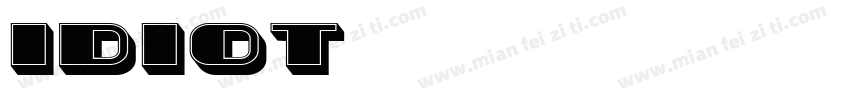 Idiot白睛字体转换