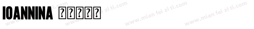 Ioannina字体转换