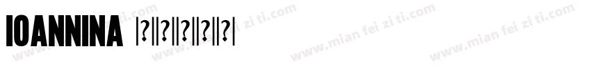 Ioannina字体转换