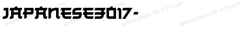 Japanese3017字体转换