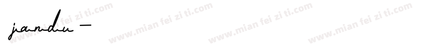 jandu字体转换
