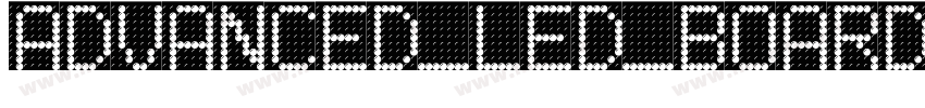Advanced_LED_Board字体转换