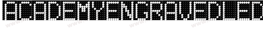 academyengravedled字体转换