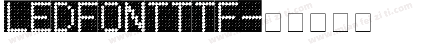 ledfontttf字体转换