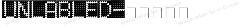 unlabled字体转换