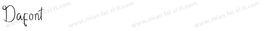 Dafont字体转换