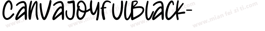 CanvaJoyfulBlack字体转换
