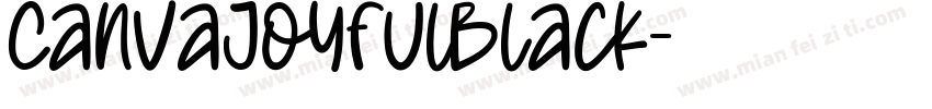 CanvaJoyfulBlack字体转换