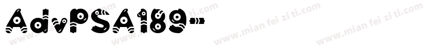 AdvPSA189字体转换