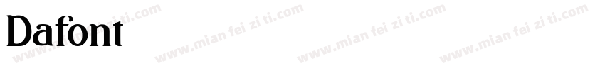 Dafont字体转换