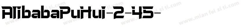 AIibabaPuHui-2-45字体转换