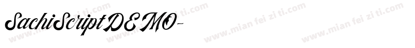 SachiScriptDEMO字体转换