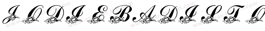 JodieBadiston字体转换