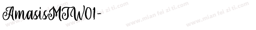 AmasisMTW01字体转换