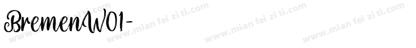 BremenW01字体转换