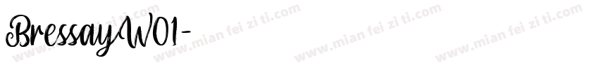 BressayW01字体转换