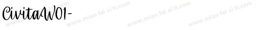 CivitaW01字体转换