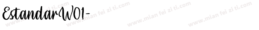 EstandarW01字体转换