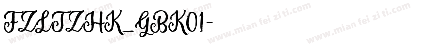 FZLTZHK_GBK01字体转换