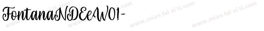 FontanaNDEeW01字体转换