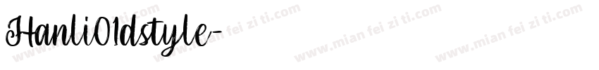 Hanli01dstyle字体转换
