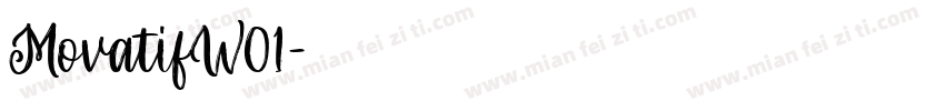 MovatifW01字体转换