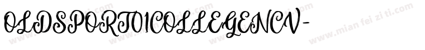 OLDSPORT01COLLEGENCV字体转换