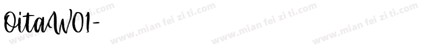 OitaW01字体转换