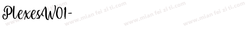 PlexesW01字体转换