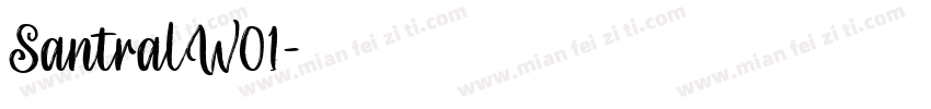 SantralW01字体转换