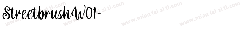 StreetbrushW01字体转换