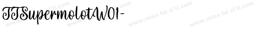TTSupermolotW01字体转换