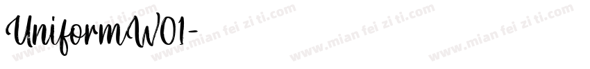 UniformW01字体转换