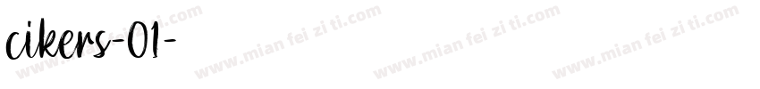 cikers-01字体转换