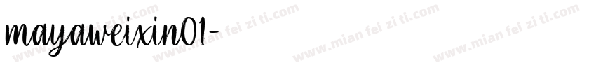 mayaweixin01字体转换