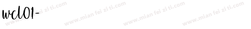 wcl01字体转换